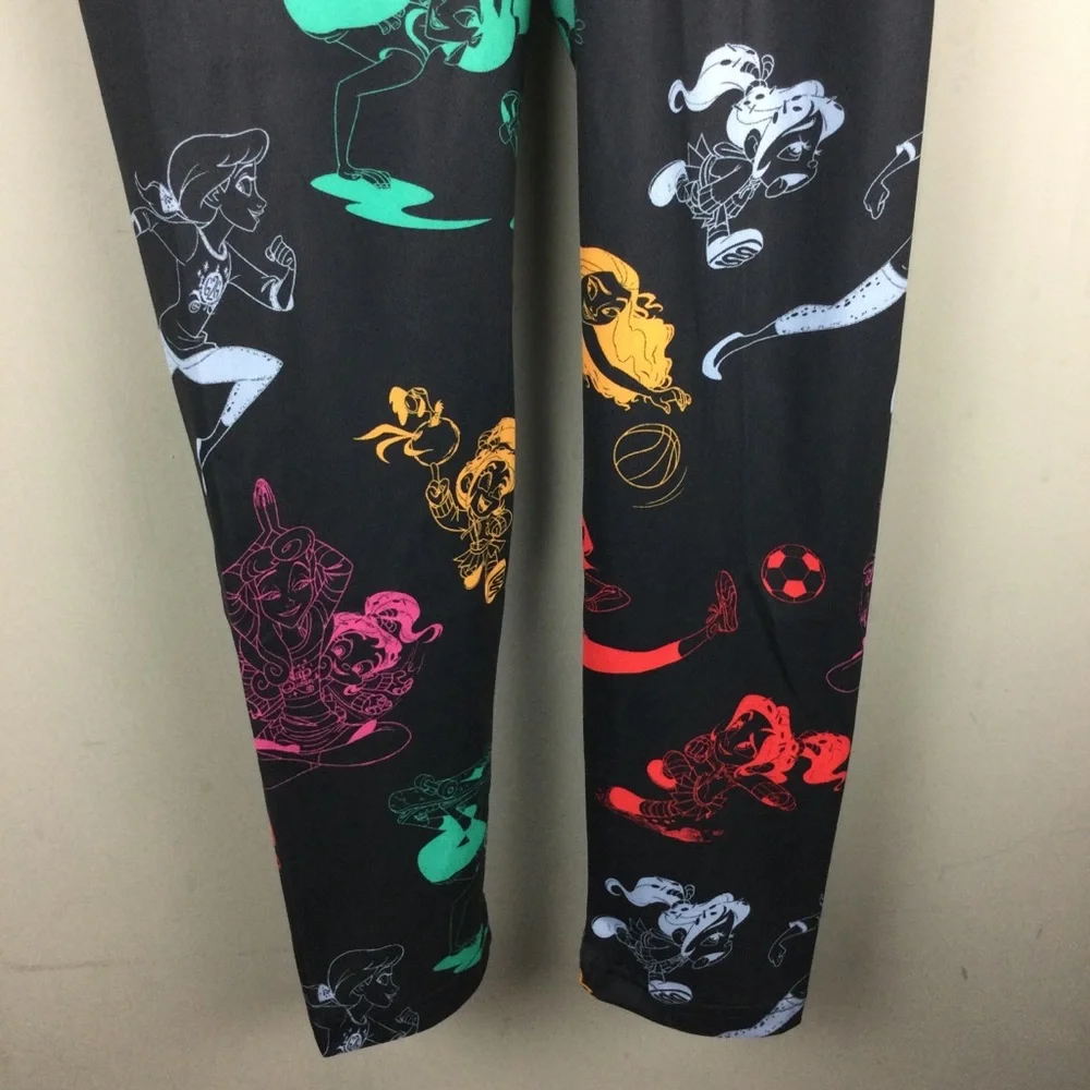 NWT Adidas x Disney Princess Comfy Princesses Aeroready Tights Size Girl’s Small